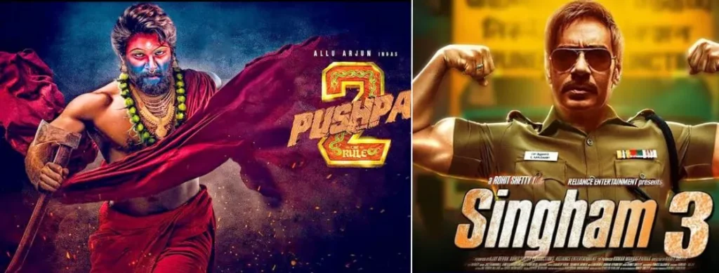 Release date announced Pushpa 2 and Singam Again on this day